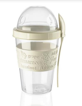 BAYEV TAKE N GO KAP KAŞIKLI HAZIRLA-ÇIK MEYVELİ YOĞURT KAB