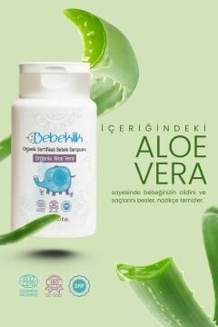 Organik Sertifikalı Aloe Vera Bebek ve Çocuk Şampuanı 300 ml