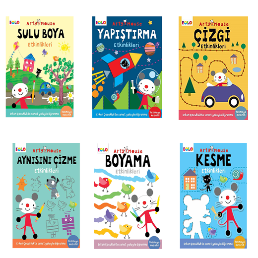 Arty Mouse Seti (6 Kitap)