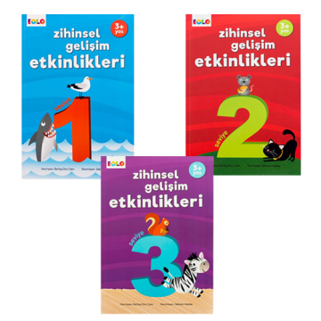 Zihinsel Gelişim Etkinlikleri 3 Yaş Seti (3 Ürün)
