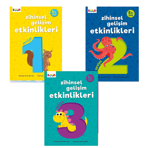 Zihinsel Gelişim Etkinlikleri 5 Yaş Seti (3 Ürün)