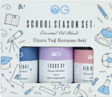 School Season Uçucu Yağ Karışımı Seti