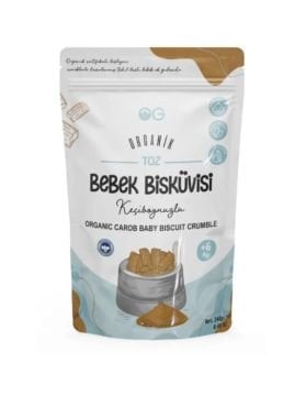 Og Natural Organik Toz  Keçiboynuzlu Bebek Bisküvisi 240 G. +6 Ay