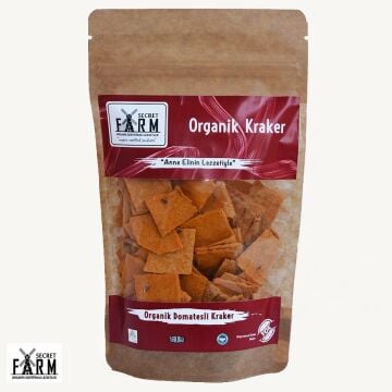 Secret Farm Organik Domatesli Kraker 100 Gr.