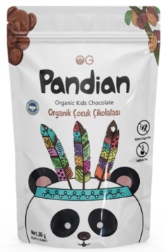 OG Natural Pandian Organik Çocuk Çikolatası 36 G.