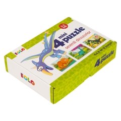Mini Puzzle - Sevimli Dinozorlar
