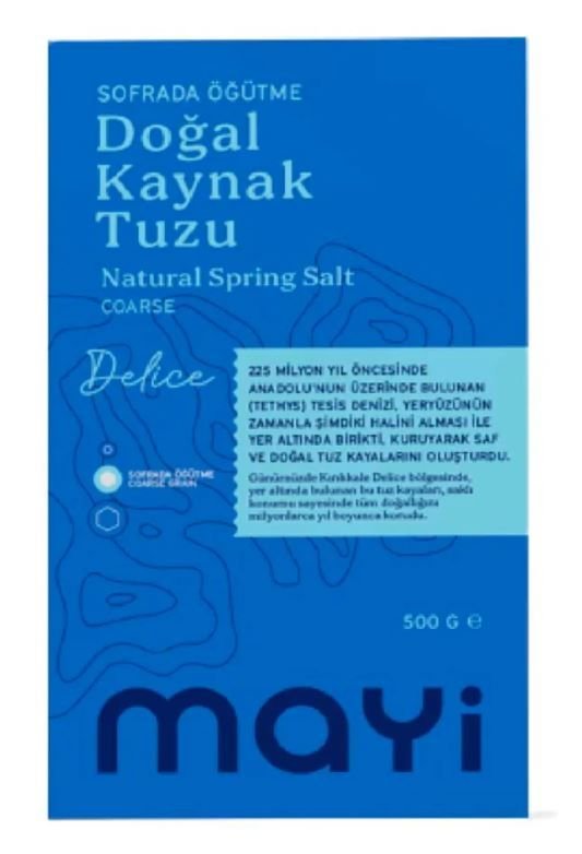 Mayi Tuz Sofrada Öğütme Tuzu 500 Gr.