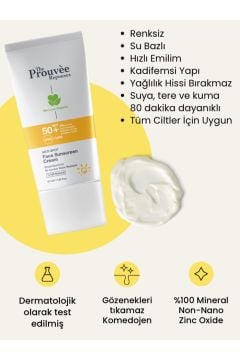 The Prouvee Reponses 50 Spf Leke Karşıtı Yüz Güneş Kremi 40 ML