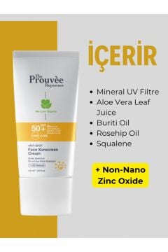 The Prouvee Reponses 50 Spf Leke Karşıtı Yüz Güneş Kremi 40 ML