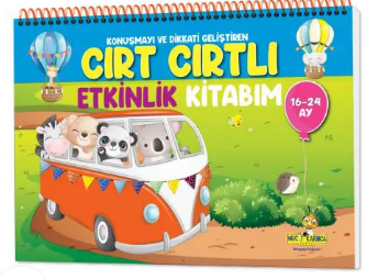 Konuşma ve Dikkati Geliştiren Cırt Cırtlı Etkinlik Kitabım: 16-24 ay