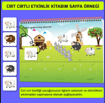 Konuşma ve Dikkati Geliştiren Cırt Cırtlı Etkinlik Kitabım: 16-24 ay