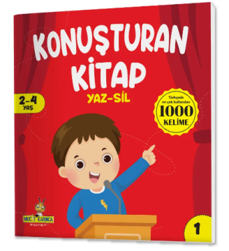 Mucit Karınca Konuşturan Kitap Serisi YAZ-SİL Kitaplar (Türkçede En Çok Kullanılan 1000 Kelime)