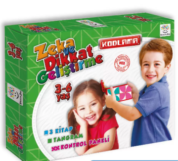 3-6 Yaş Kodlama ve Dikkat Geliştirme Seti (Zeka Testleri, Dil Gelişimi, Kalem Tutma Becerisi, Mantıksal Düşünme, Bilişsel Beceriler)