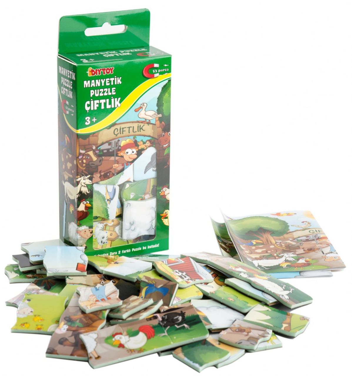 Manyetik 18+35 Parça Çiftlik Puzzle