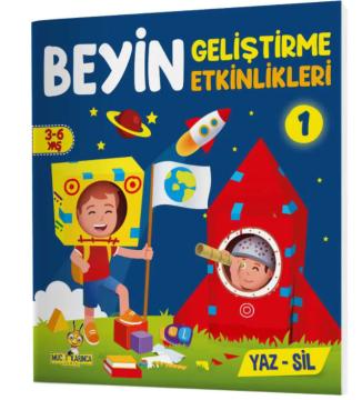 3-6 Yaş Mucit Karınca Beyin Geliştirme Etkinlikleri YAZ-SİL Kitaplar