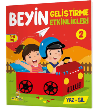 3-6 Yaş Mucit Karınca Beyin Geliştirme Etkinlikleri YAZ-SİL Kitaplar