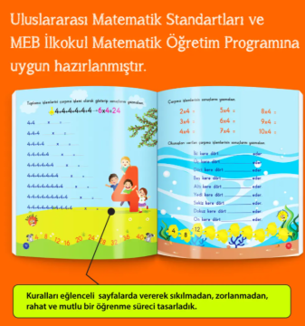 Mucit Karınca Çarpım Tablosu Öğreten Kitap Serisi (YAZ-SİL)