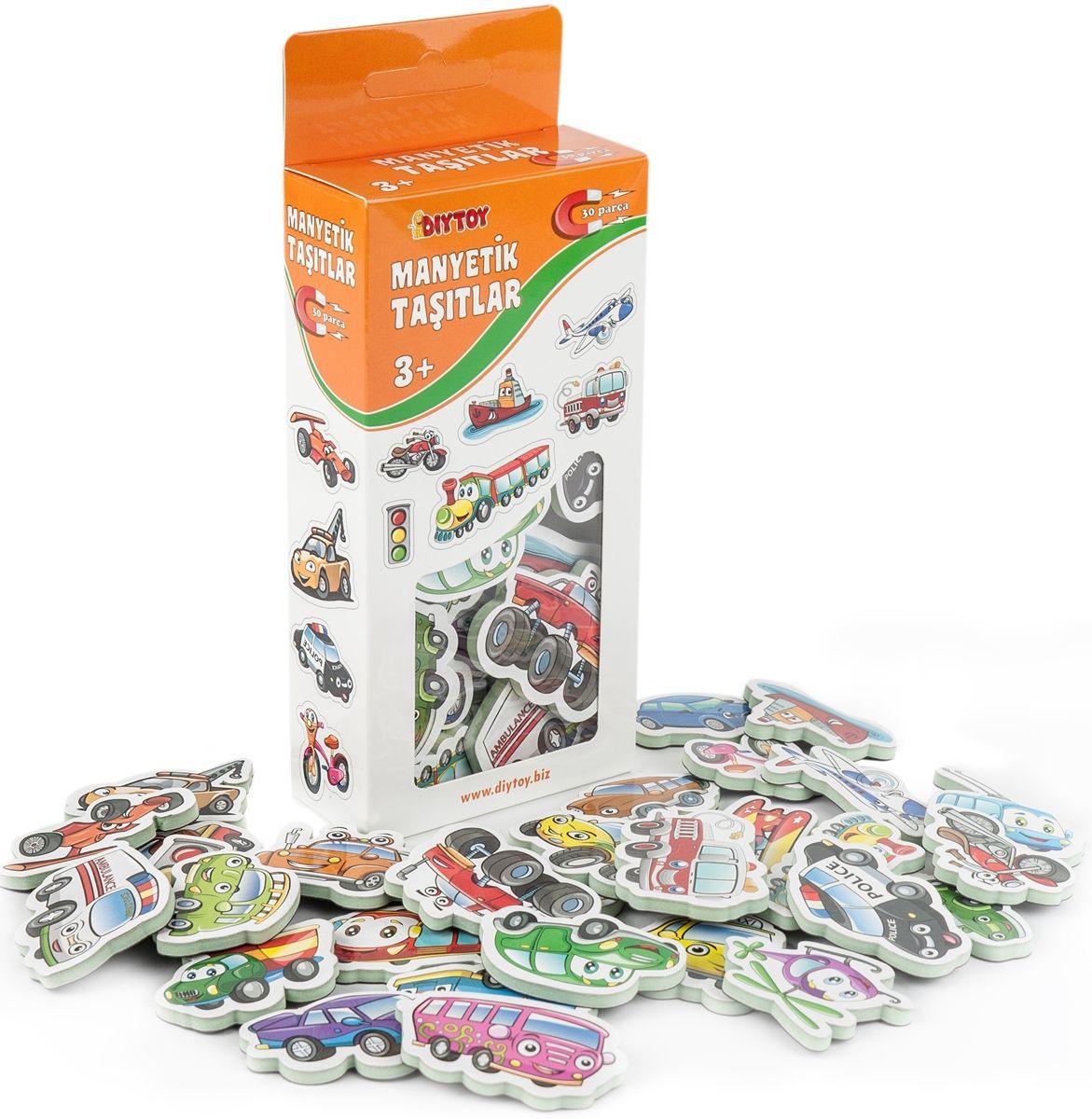 Dıy Toy 30 Parça Manyetik Taşıtlar