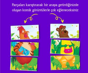 2+ Yaş Magnet Puzzle Dikkat Geliştiren Zeka Oyunu