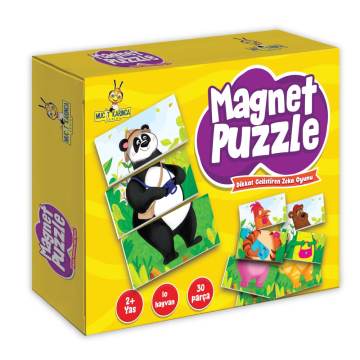 2+ Yaş Magnet Puzzle Dikkat Geliştiren Zeka Oyunu