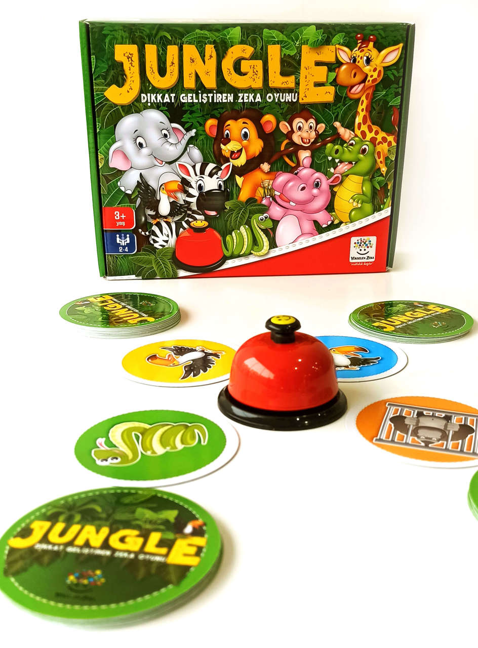 3+ Yaş Jungle (Dikkat Geliştiren Zeka Oyunu)