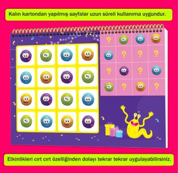 Dikkati ve Düşünme Becerilerini Geliştiren Cırt Cırtlı Etkinlik Kitabım: 4-6 yaş