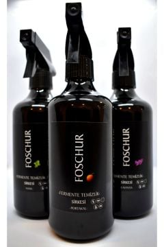 FOSCHUR Fermente Temizlik Sirkesi Lavanta-Portakal-Nane Kokuları