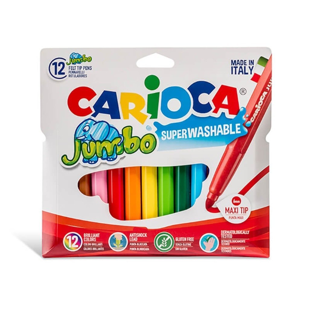 Jumbo Yıkanabilir Keçeli Boya Kalemi 12’li