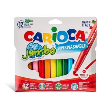 Jumbo Yıkanabilir Keçeli Boya Kalemi 12’li