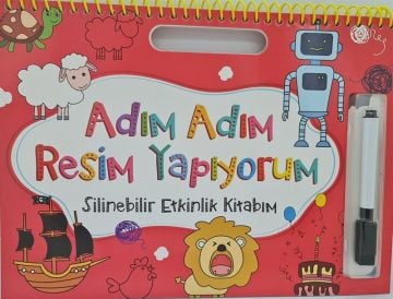 Adım Adım Resim Yapıyorum- Kırmızı