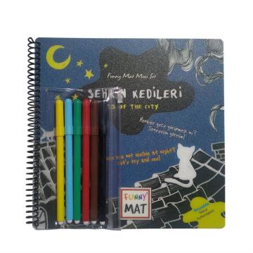 Akademi Çocuk Mini Set Şehrin Kedileri Kalemli