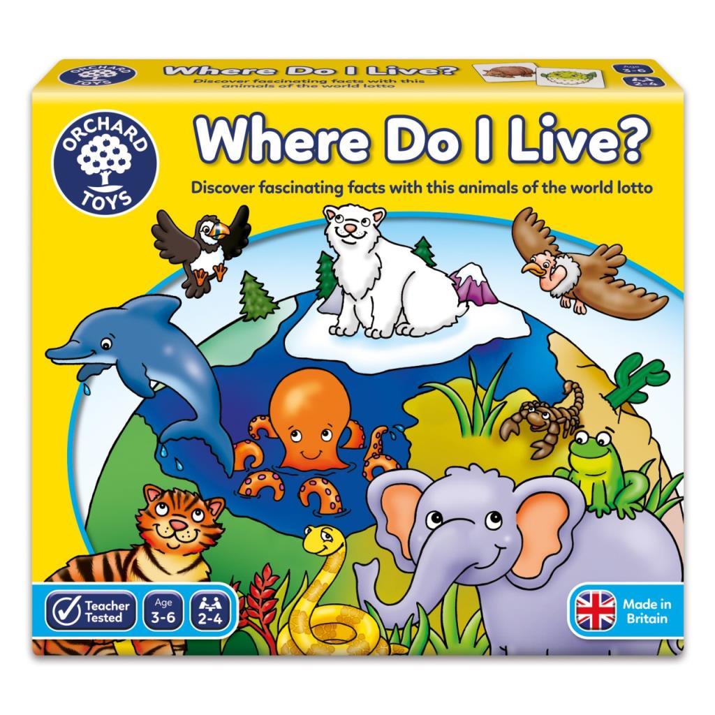Where Do I Live ? 3-6 Yaş