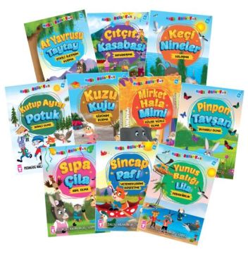 Timaş Mini Masallar 5 Set - (10 Kitap)