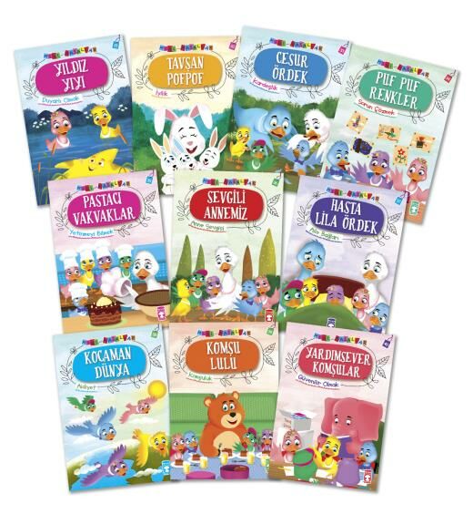 Timaş Mini Masallar 4 Set - (10 Kitap)