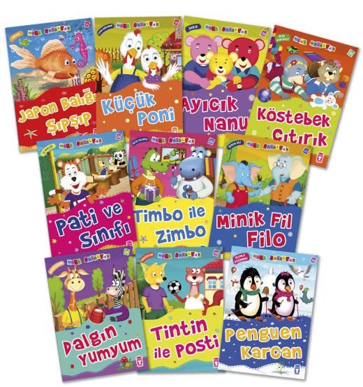 Timaş Mini Masallar 3 Set - (10 Kitap)