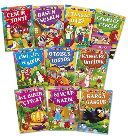 Timaş Mini Masallar 2 Set - (10 Kitap)