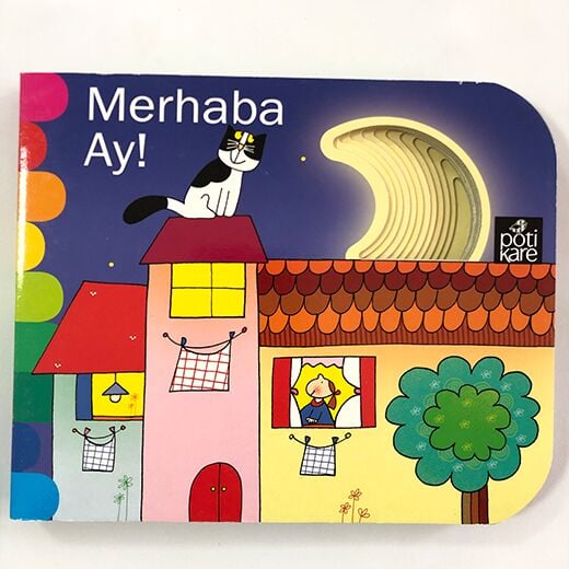 Pötikare Merhaba Ay! - Delikli Kitap