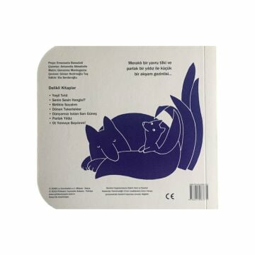 Pöti Kare Yeşil Tırtıl - Delikli Kitap