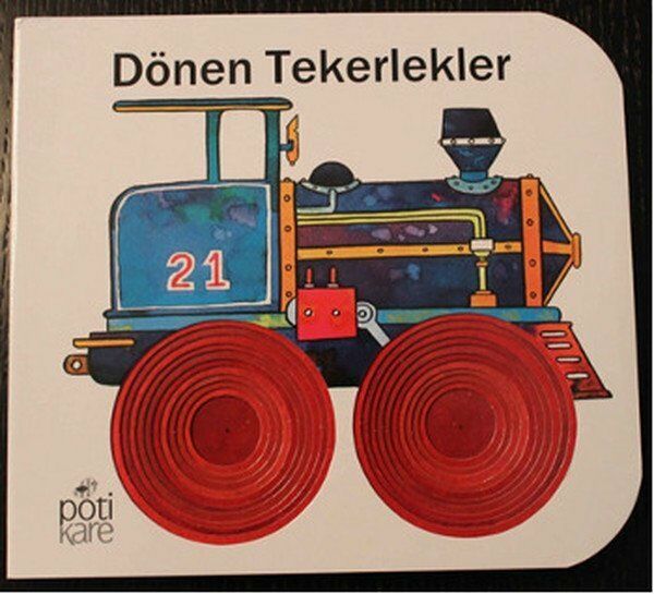 Pötikare Dönen Tekerlekler - Delikli Kitap