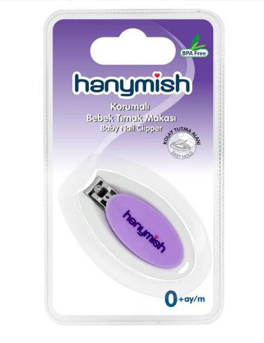 HANYMISH KORUMALI BEBEK TIRNAK MAKASI MOR