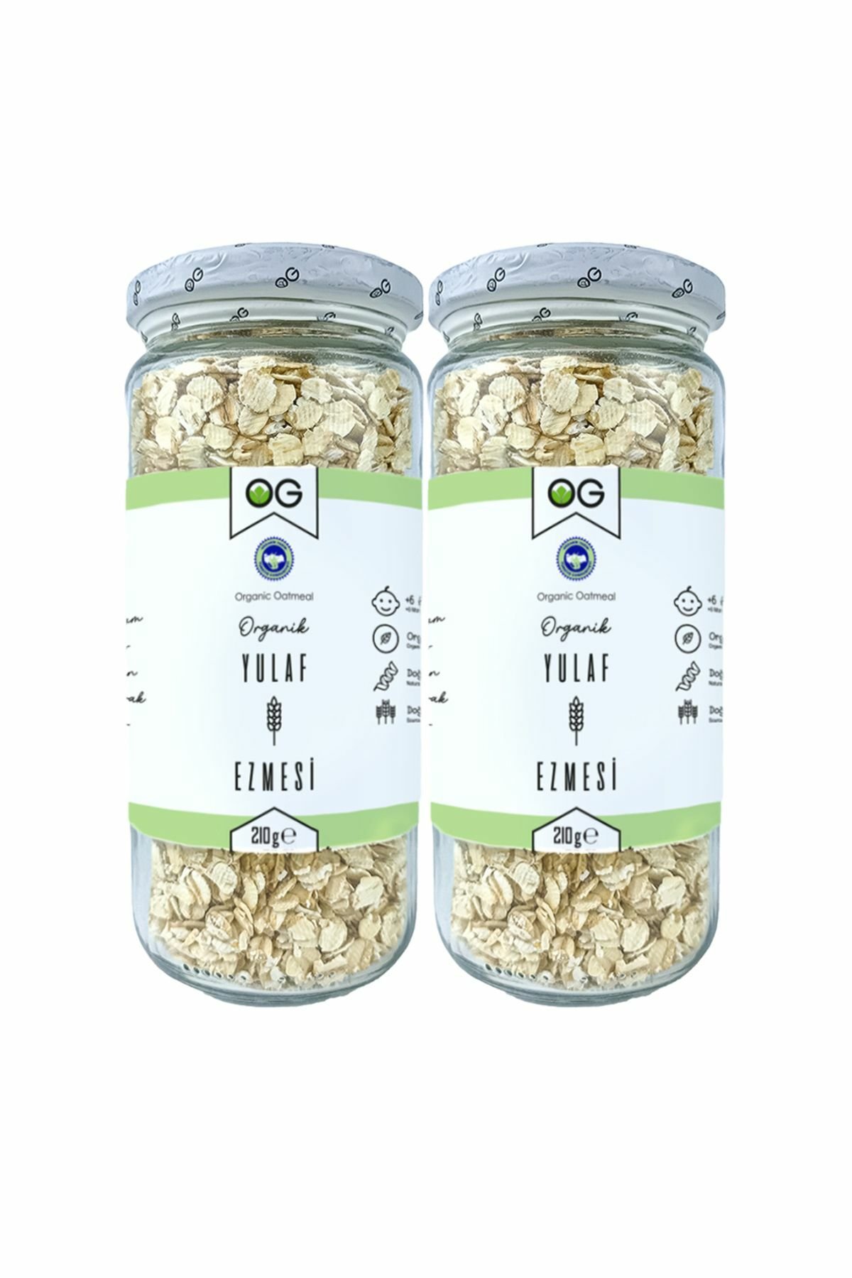 OG 2'li Organik Yulaf Ezmesi 210 Gr