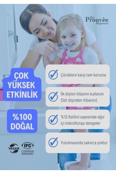 %100 Doğal Organik Bebek ve Çocuk Portakallı Diş Macunu 35 ml (Florürsüz)