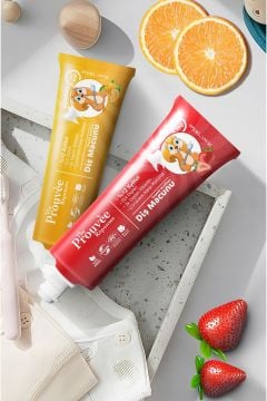 %100 Doğal Organik Bebek ve Çocuk Portakallı Diş Macunu 35 ml (Florürsüz)