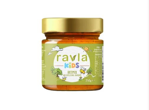 RAVLA KIDS BEEMIX ARI SÜTÜ BAL KARIŞIMI 250 G