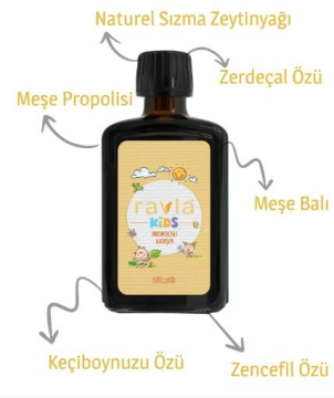 RAVLA KİDS PROPOLİSLİ KARIŞIM 250 ML