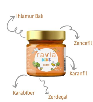 RAVLA KIDS FLUMIX BAHARATLI BAL KARIŞIMI 250 G