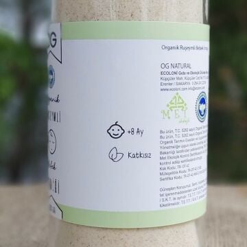 OG NATURAL ORGANİK RUŞEYMLİ İRMİK 320 GR