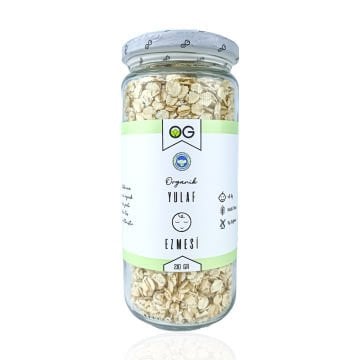 Og Natural Organik Yulaf Ezmesi Cam Kavanoz 210 Gram