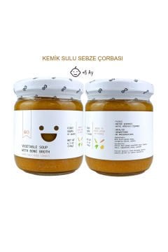 2'li Kemik Sulu Sebze Çorbası 190g +6 Ay