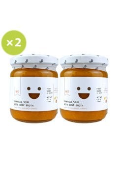 2'li Kemik Sulu Balkabağı Çorbası 190g +6 Ay